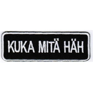 Kuka Mitä Häh hihamerkki - Hoopee.fi