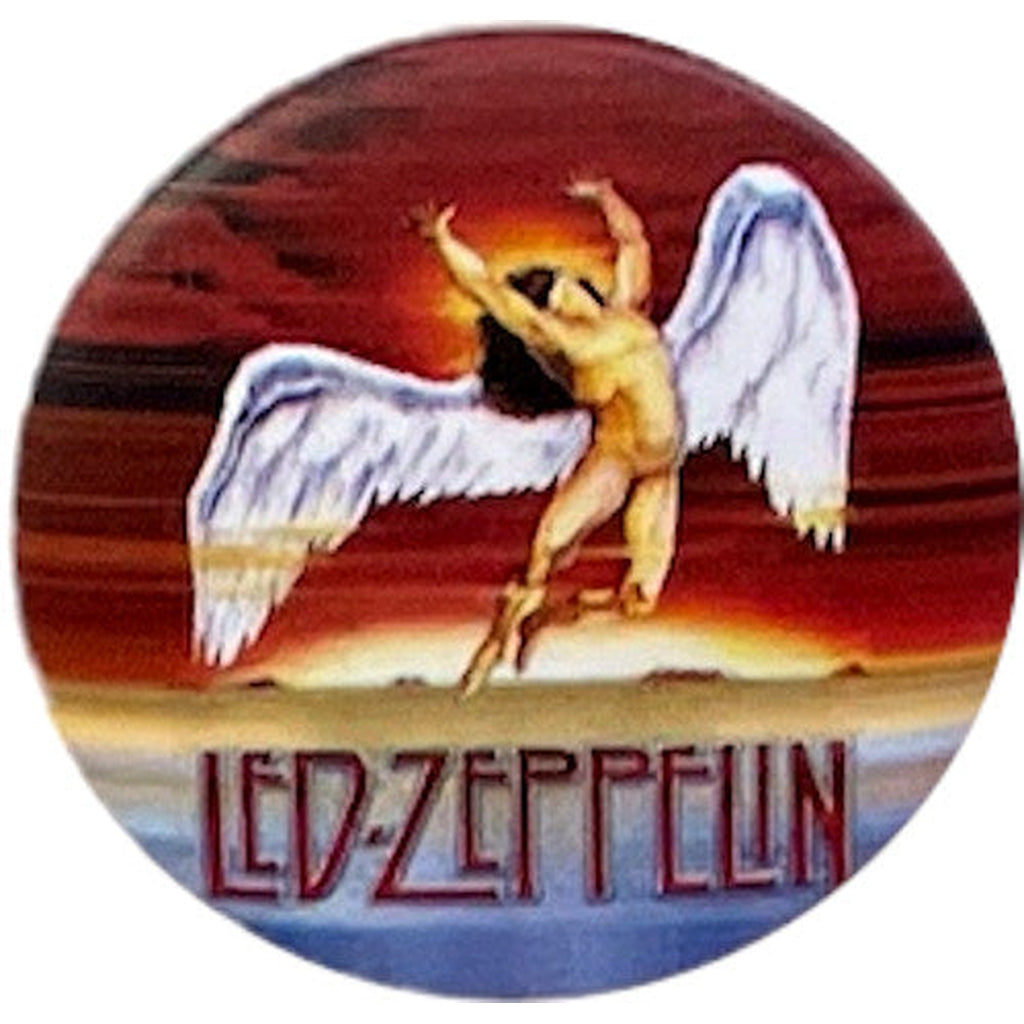 Led Zeppelin - Swan Song Logo Rintanappi / Button Badge 32 mm - Hoopee.fi