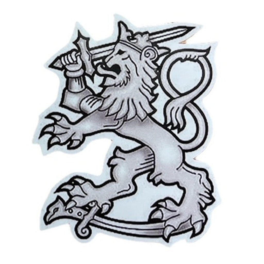 Leijona harmaa tarra - Hoopee.fi