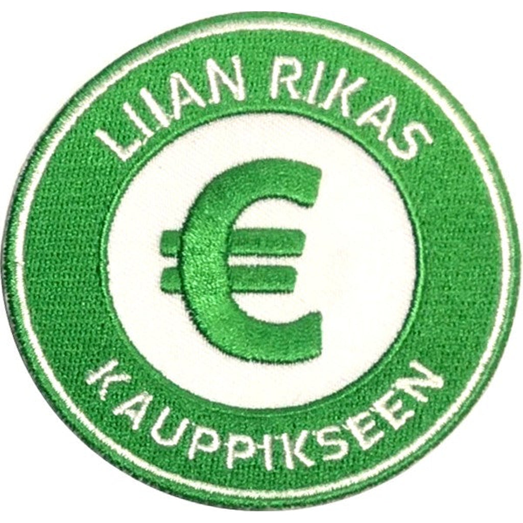 Liian rikas kauppikseen kangasmerkki - Hoopee.fi