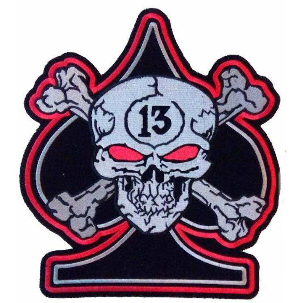 Lucky 13 skull jumbomerkki - Hoopee.fi