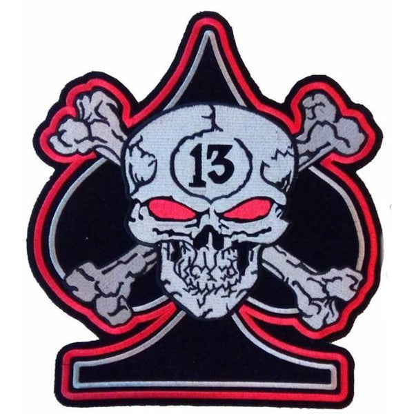 Lucky 13 skull jumbomerkki - Hoopee.fi
