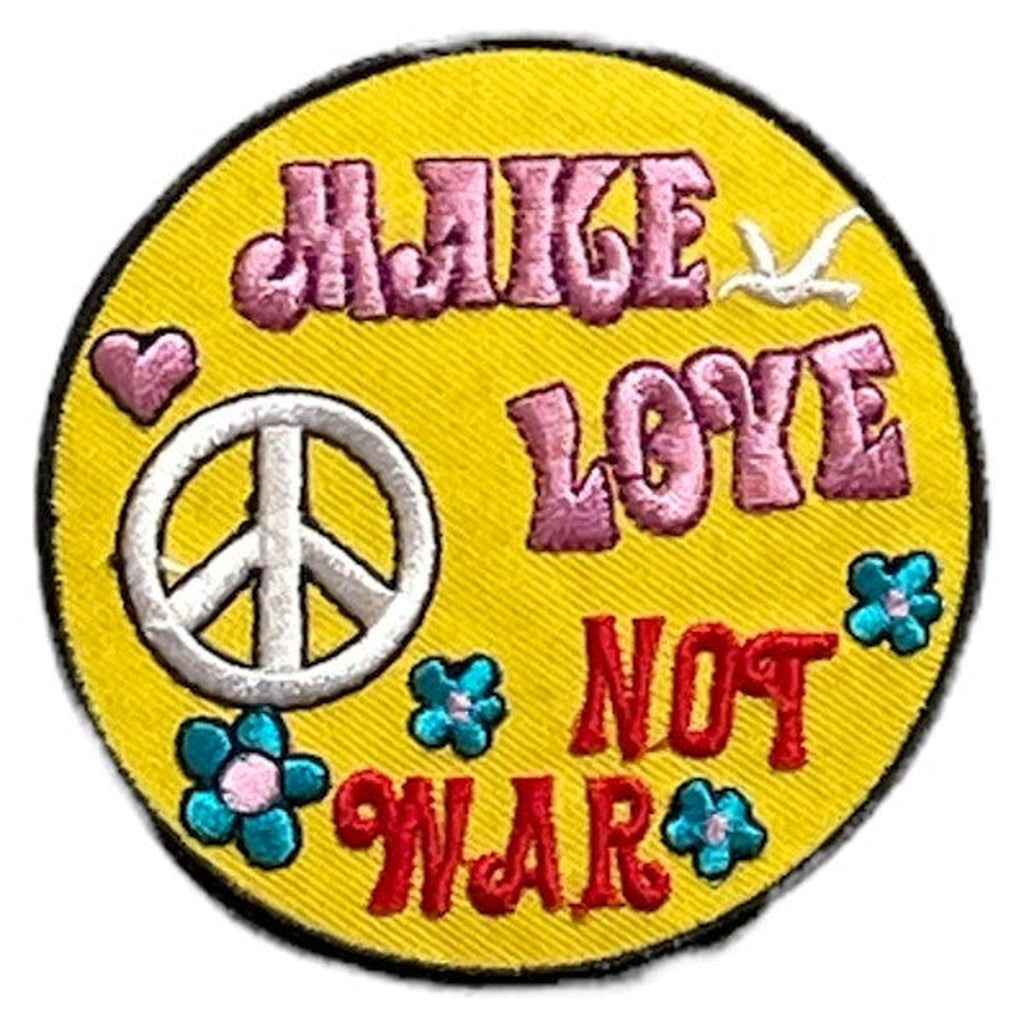 Make Love Not War kangasmerkki - Hoopee.fi