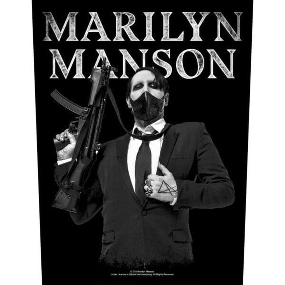 Marilyn Manson - Machine gun selkämerkki - Hoopee.fi