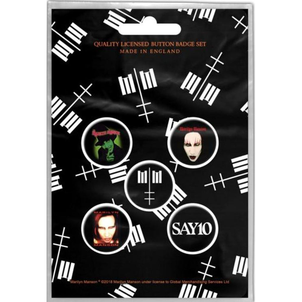 Marilyn Manson rintanappisetti - Hoopee.fi