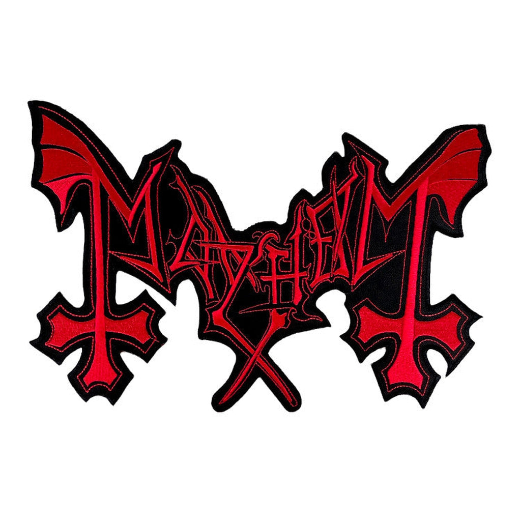Mayhem - Red logo selkämerkki - Hoopee.fi