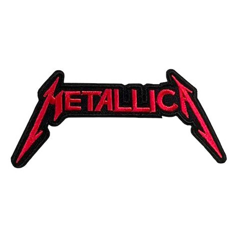 Metallica - Logo Brodeerattu Kangasmerkki / Patch 4×10 cm - Hoopee.fi