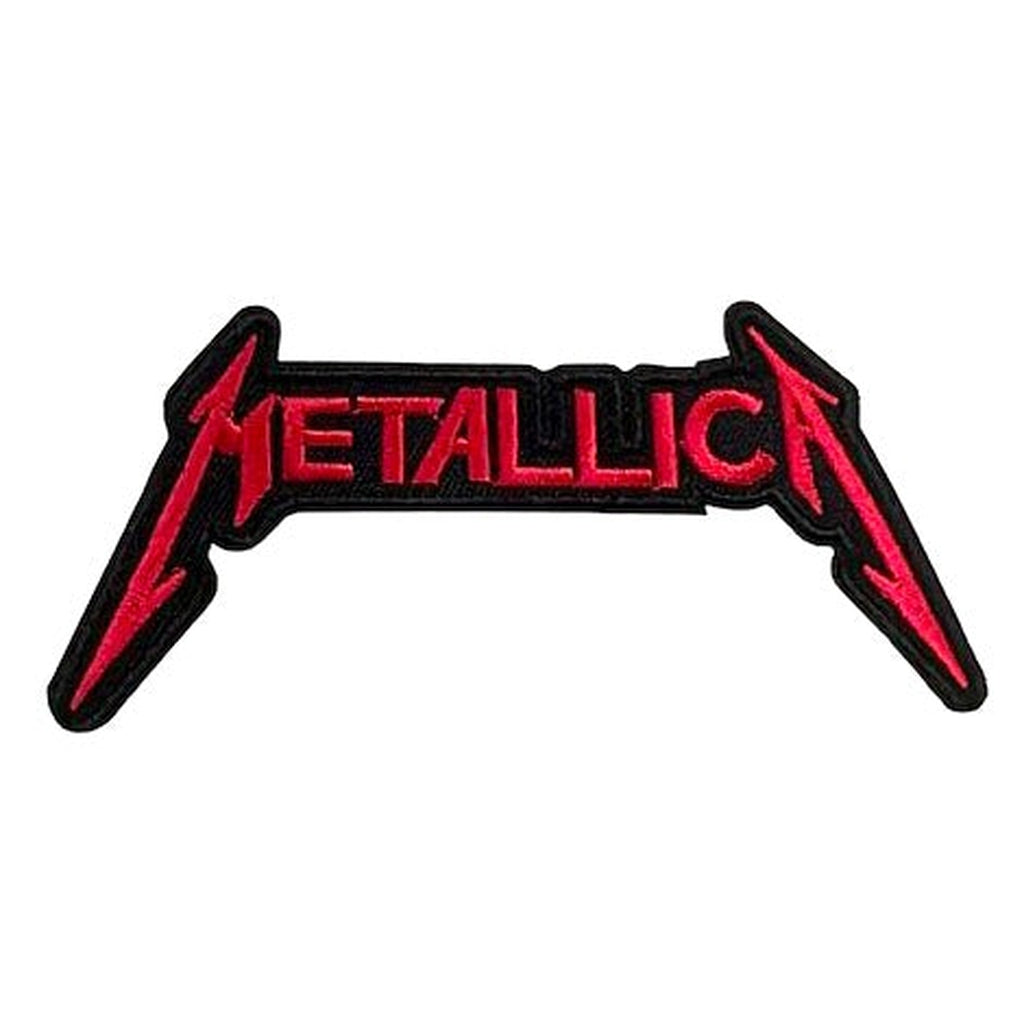 Metallica - Logo Brodeerattu Kangasmerkki / Patch 4×10 cm - Hoopee.fi