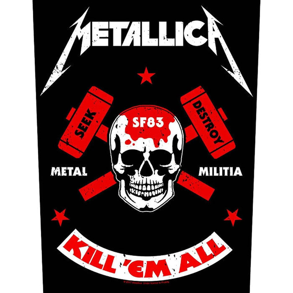 Metallica - Metal militia selkämerkki - Hoopee.fi
