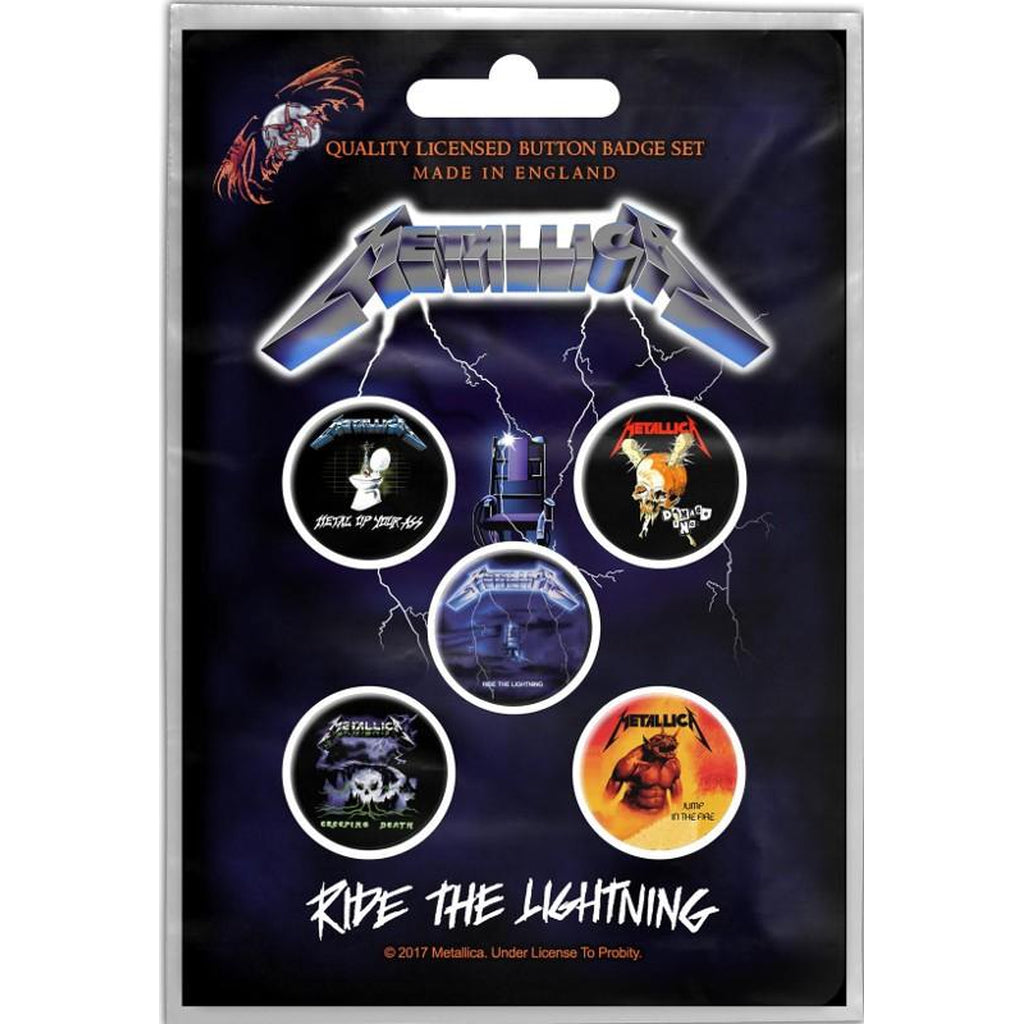 Metallica - Ride the lightning rintanappisetti - Hoopee.fi