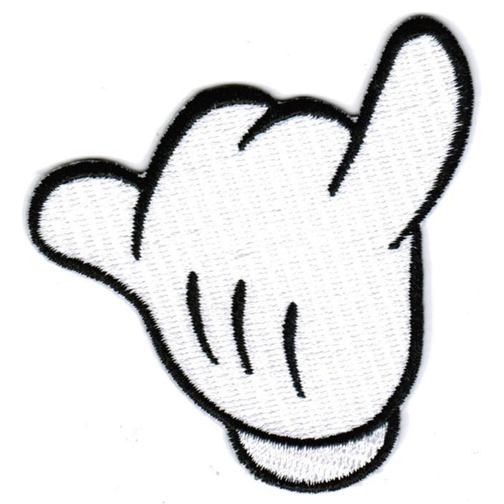 Mickey Mouse hand hihamerkki - Hoopee.fi