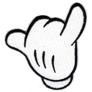 Mickey Mouse hand hihamerkki - Hoopee.fi