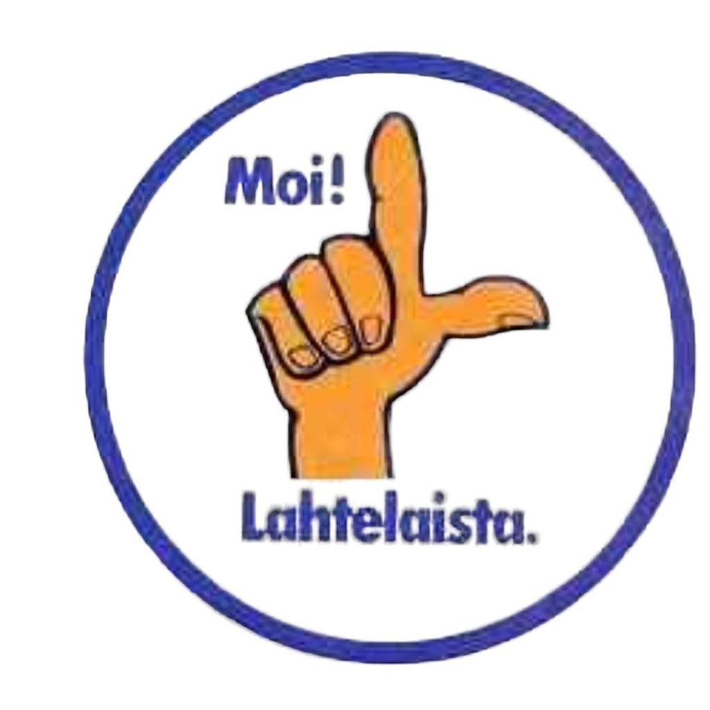 Moi Lahtelaista kangasmerkki - Hoopee.fi