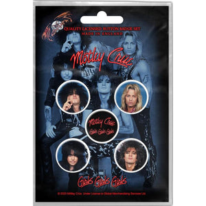 Mötley Crue - Girls rintanappisetti - Hoopee.fi