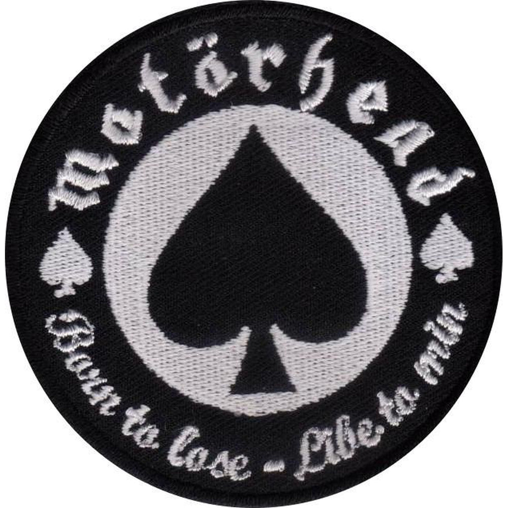 Motörhead - Born to Lose Brodeerattu Hihamerkki / Patch 7,5 cm - Hoopee.fi