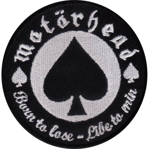 Motörhead - Born to Lose Brodeerattu Hihamerkki / Patch 7,5 cm - Hoopee.fi