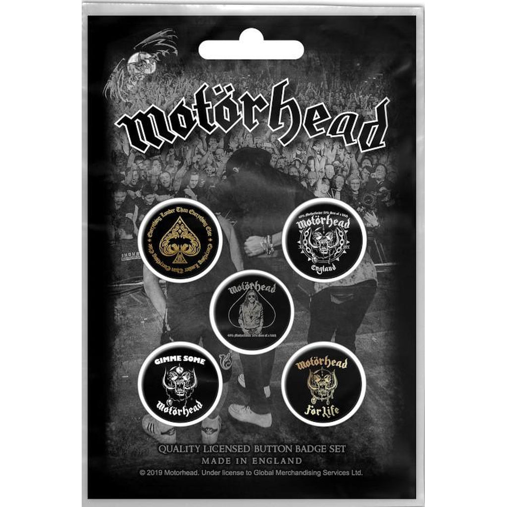 Motörhead - Clean your clock rintanappisetti - Hoopee.fi