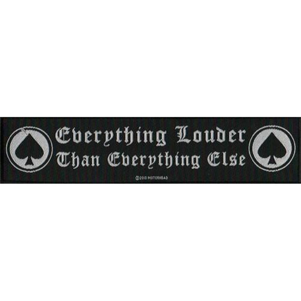 Motörhead - Louder selkäliuska - Hoopee.fi