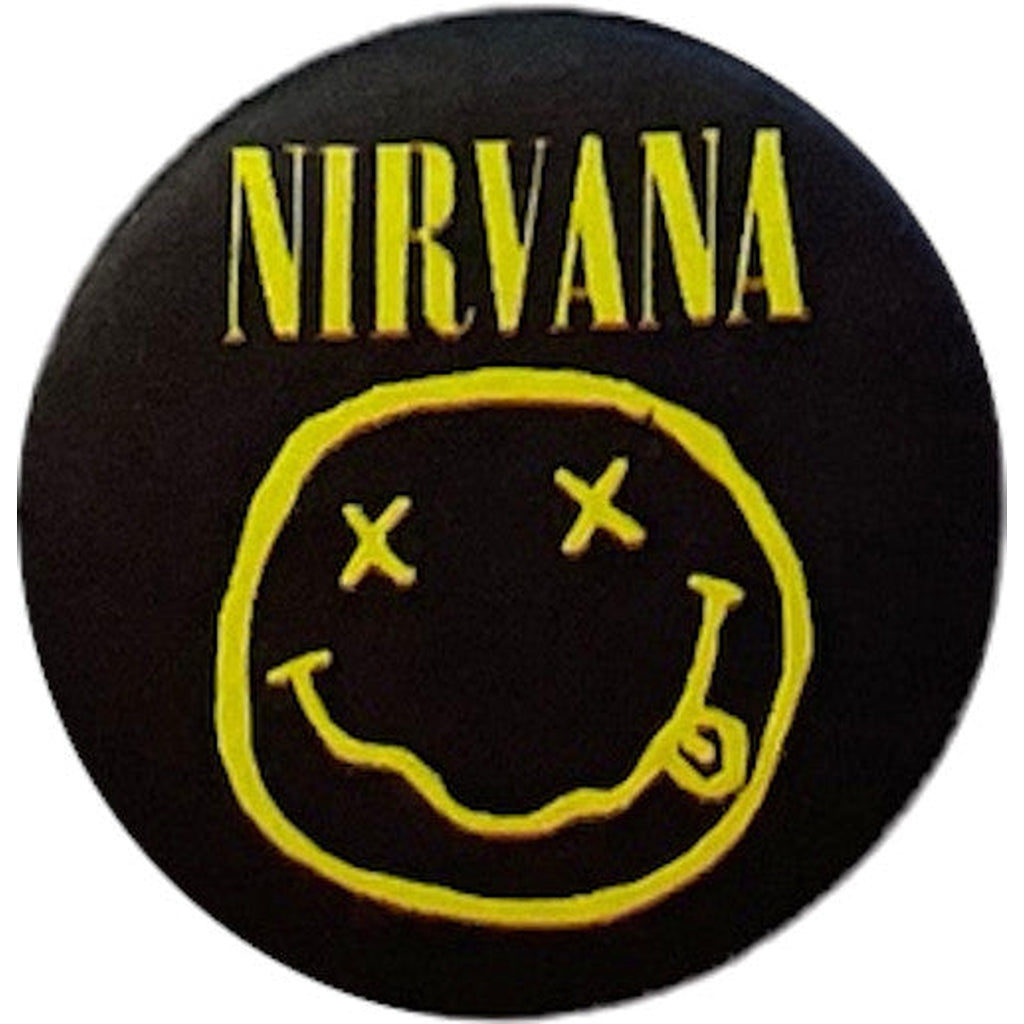 Nirvana - Smiley ISO rintanappi - Hoopee.fi