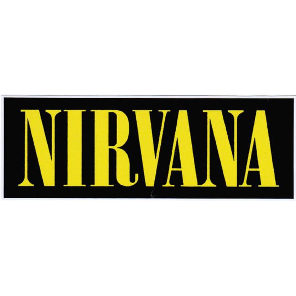 Nirvana - Textlogo tarra - Hoopee.fi