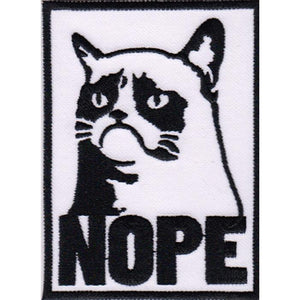 Nope kissa hihamerkki - Hoopee.fi