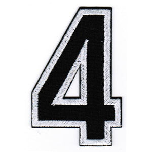 Numero 4 hihamerkki - Hoopee.fi