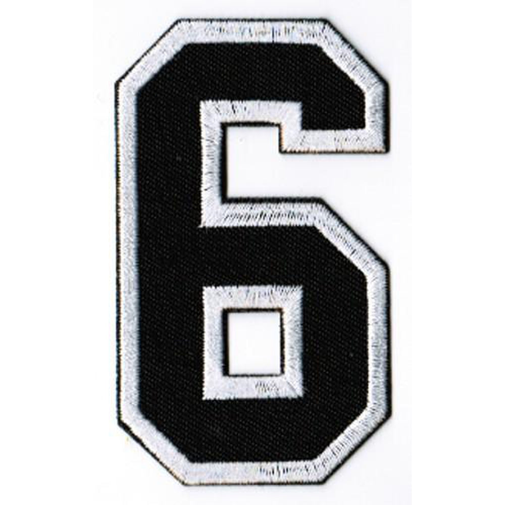 Numero 6 hihamerkki - Hoopee.fi