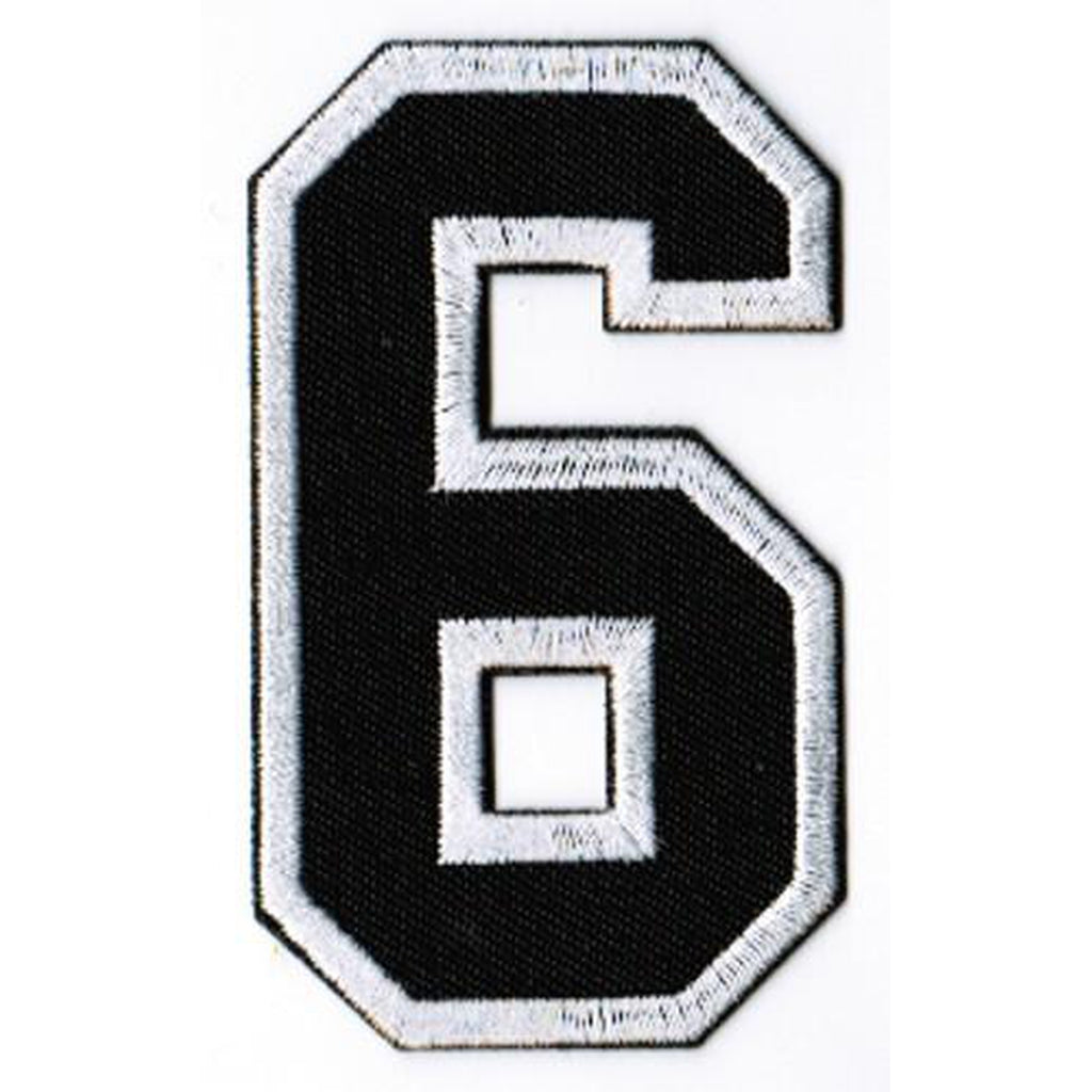 Numero 6 hihamerkki - Hoopee.fi