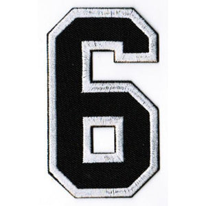Numero 6 hihamerkki - Hoopee.fi