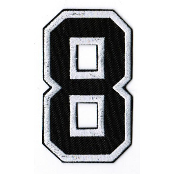 Numero 8 hihamerkki - Hoopee.fi