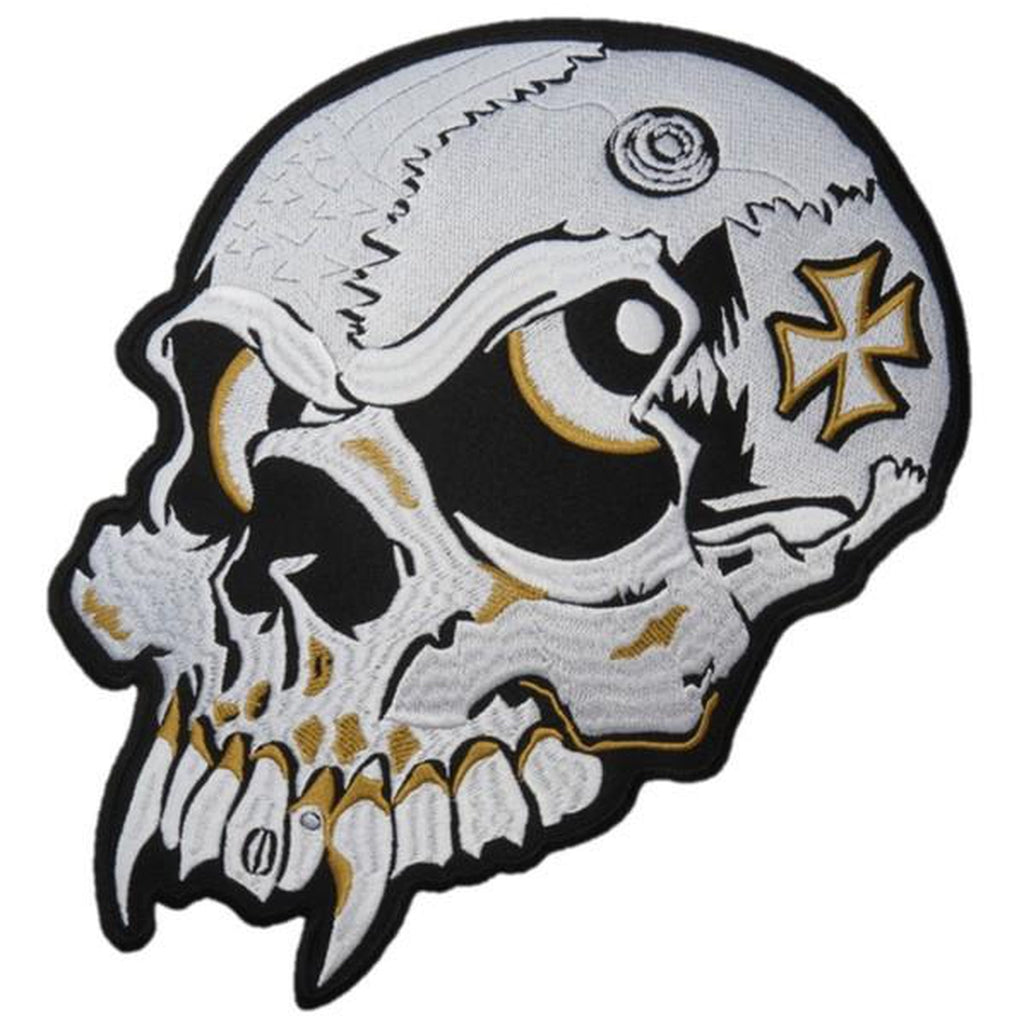 Pääkallo Selkämerkki - Ghost Rider Biker Patch - Hoopee.fi