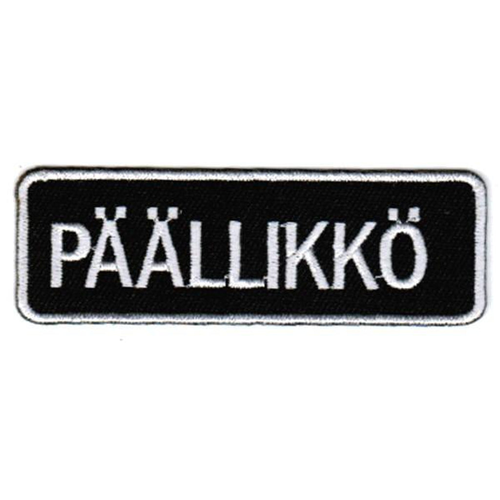 Päällikkö kangasmerkki - Hoopee.fi