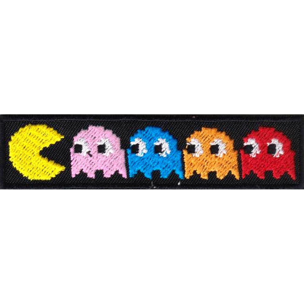 Pac-Man ja 4 haamua kangasmerkki - Hoopee.fi