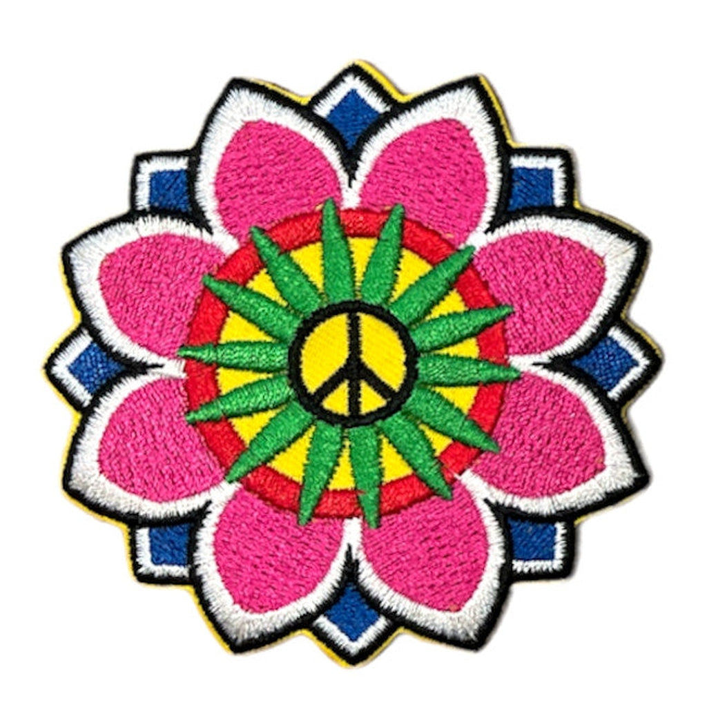Peace flower kangasmerkki - Hoopee.fi
