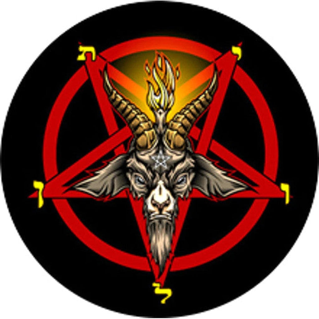 Goat head Pentagram tarra - Hoopee.fi