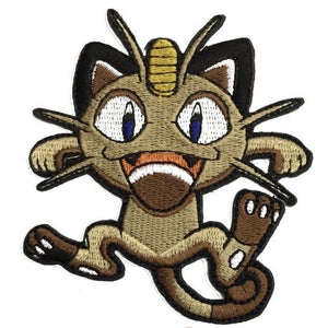 Pokémon Meowth kangasmerkki 7,5 cm - Hoopee.fi