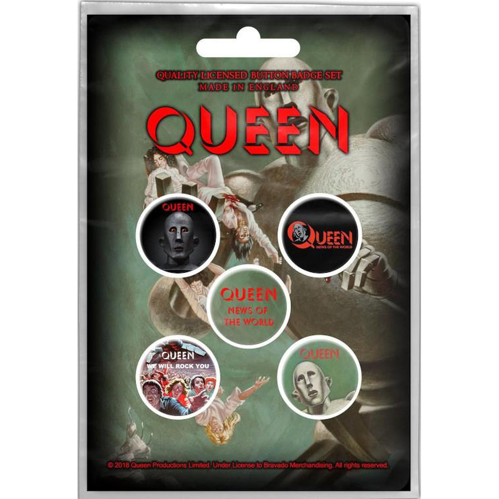 Queen - News of the world rintanappisetti - Hoopee.fi