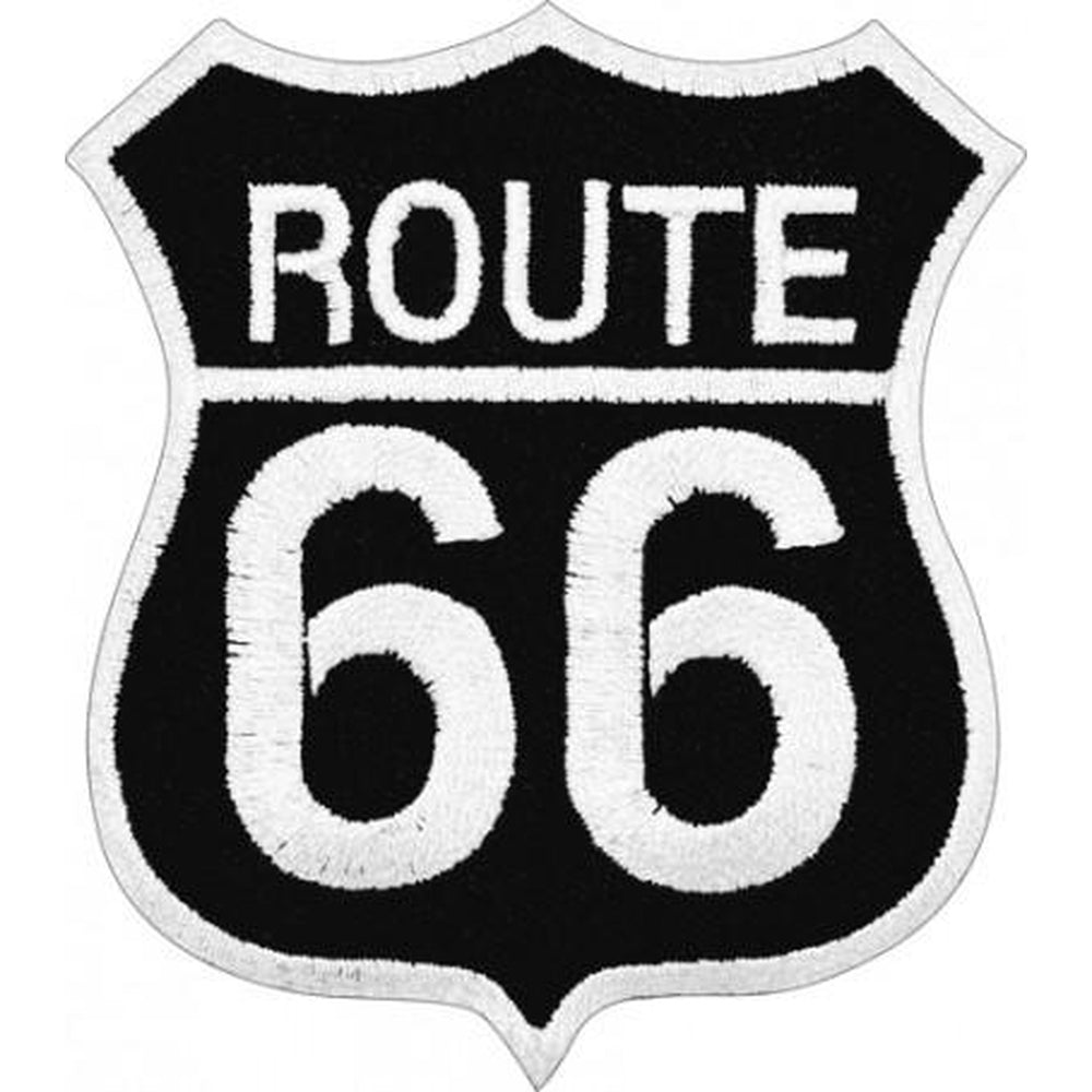 Route 66 hihamerkki – musta pohja - Hoopee.fi