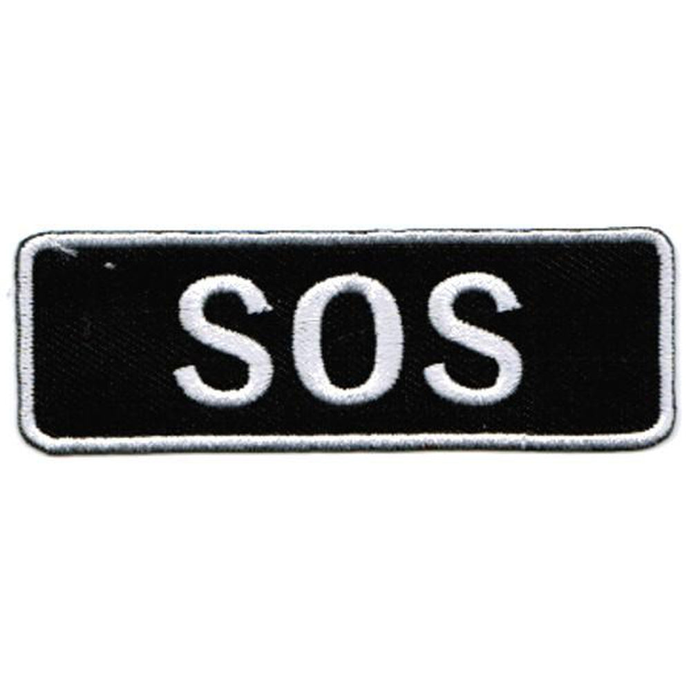 SOS kangasmerkki 3×9 cm - Hoopee.fi