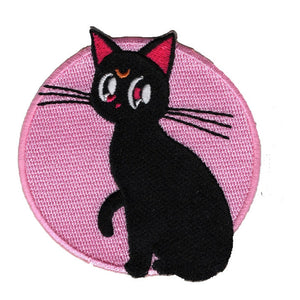 Sailor Moon Luna -kangasmerkki - Hoopee.fi