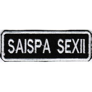Saispa sexii kangasmerkki - Hoopee.fi