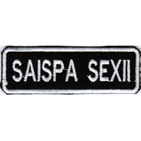 Saispa sexii kangasmerkki - Hoopee.fi