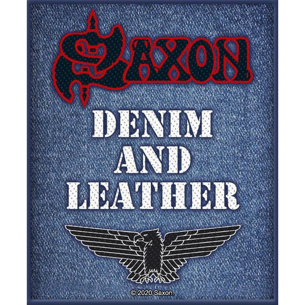 Saxon - Denim and leather hihamerkki - Hoopee.fi