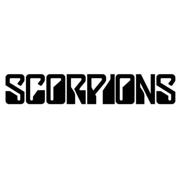 Scorpions Logo vinyylitarra 3×14 cm - Hoopee.fi