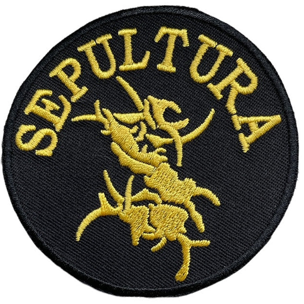 Sepultura - Yellow logo hihamerkki - Hoopee.fi