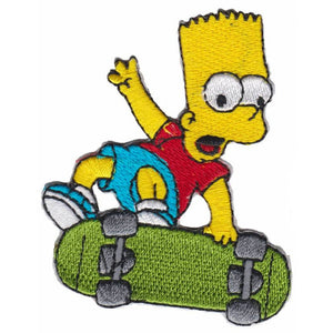 Simpson - Bart skate kangasmerkki - Hoopee.fi