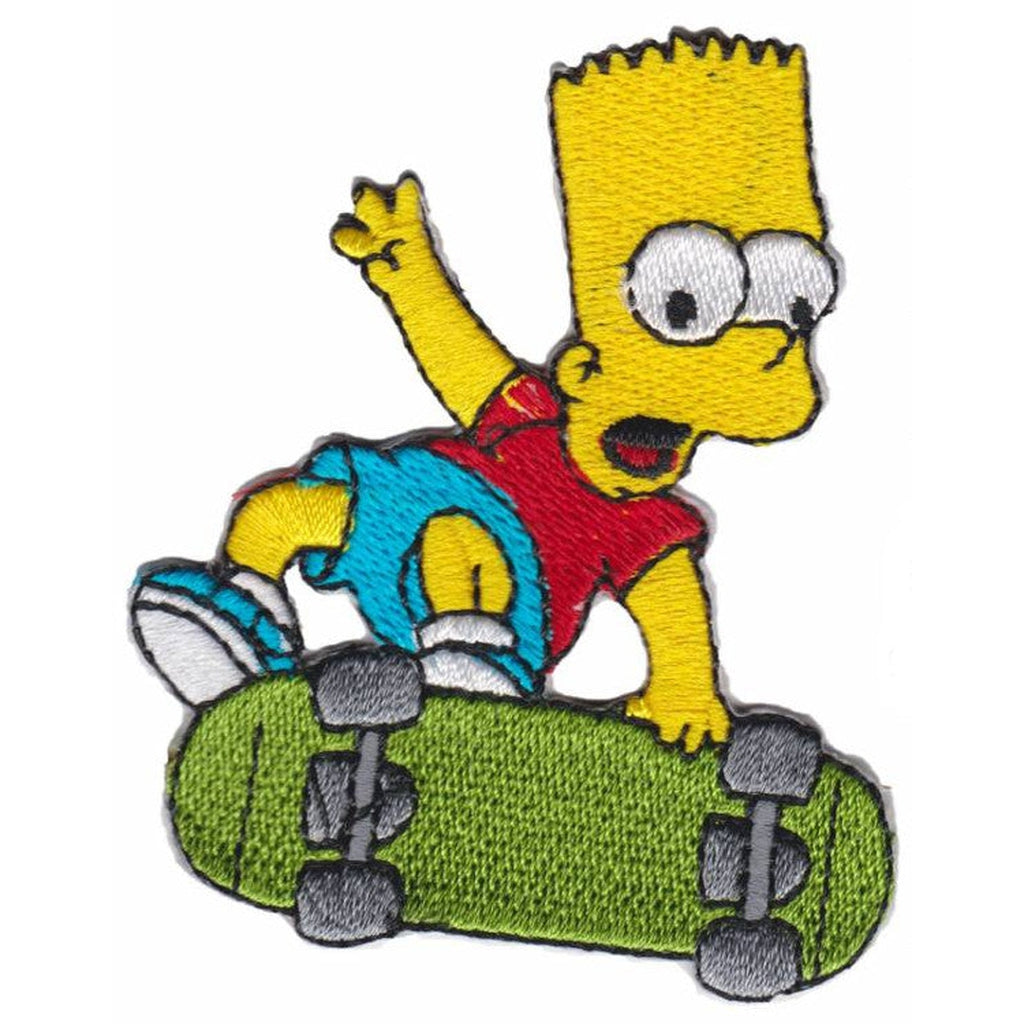 Simpson - Bart skate kangasmerkki - Hoopee.fi
