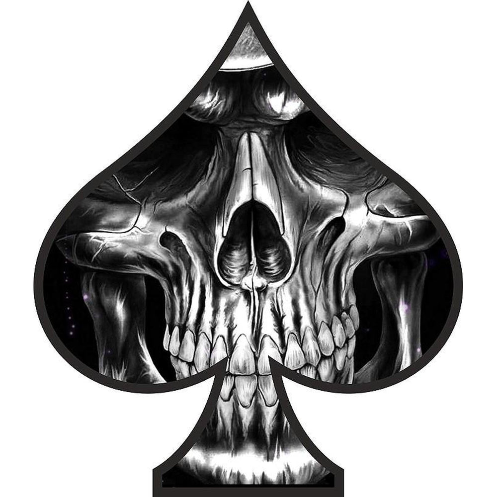 Skull in ace tarra - Hoopee.fi