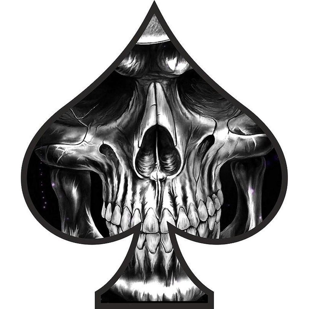Skull in ace tarra - Hoopee.fi