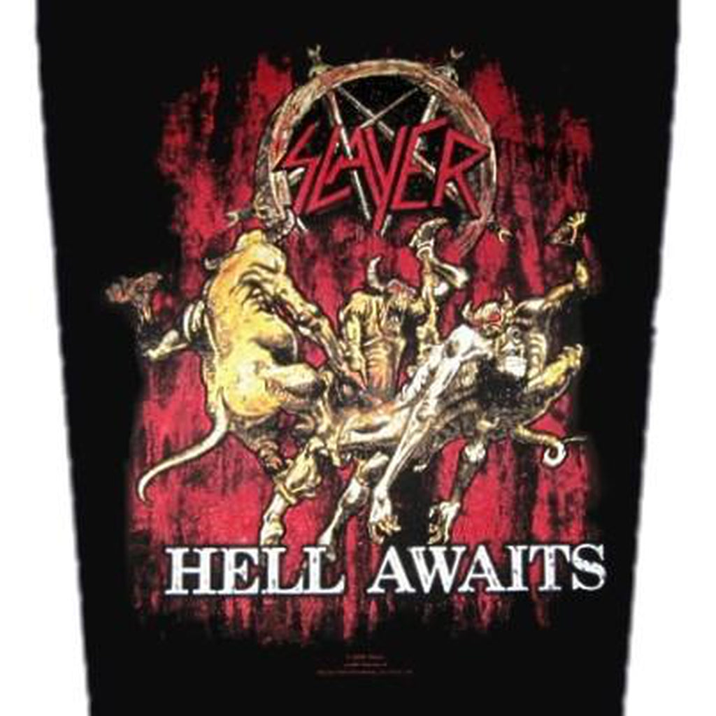 Slayer - Hell Awaits selkämerkki - Hoopee.fi